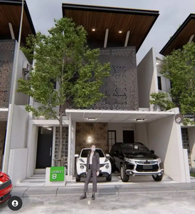 RUMAH KOST BARU 2 LANTAI DESAIN MODERN LETAK STRATEGIS