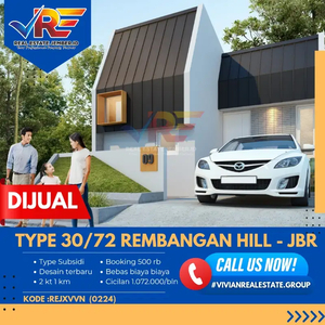 RUMAH SUBSIDI TYPE 30/72 DI RHR PATRANG JEMBER