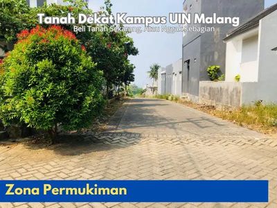 Tanah Kota Malang Dekat Kampus UMM, Harga Murah LT02