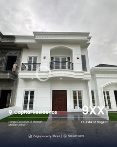 Villa 2 Tingkat Komplek Capital Residence Hunian Exclusive Medan Johor