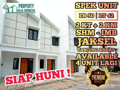 Rumah Cantik Baru Siap Huni Tanjung Barat Jakarta Selatan - SHM IMB