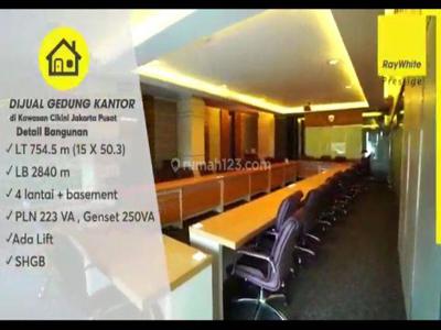 Gedung Kantor Cikini Bagus Siap Pakai Super Nego Sampai Deal