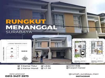 Rumah Mewah Murah Rungkut Menanggal Utara Surabaya