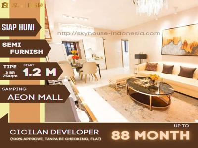 Sky House BSD Apartemen, Siap Huni, cicil developer hingga 120bulan