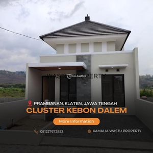 Dijual Rumah LT97 LB45 2KT 1KM Legalitas SHM Lokasi Strategis - Klaten Jawa Tengah