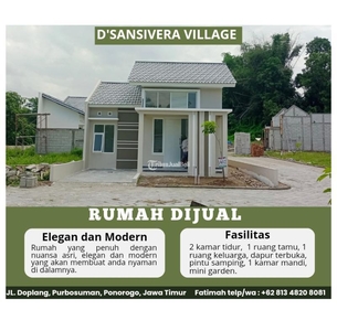 Dijual Rumah Modern Minimalis Harga Terjangkau - Ponorogo Jawa Timur