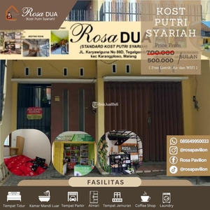 Disewakan Kost Putri Syariah Rosa Pavilion - Malang Jawa Timur
