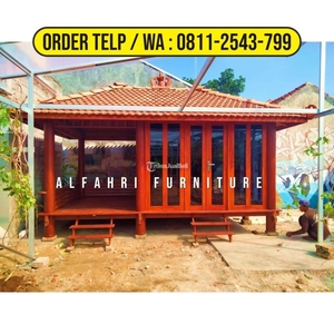 Gazebo Minimalis 3x5 Atap Genteng - Majalengka Jawa Barat