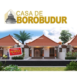 Jual Rumah Etnik Asri Baru Tipe 65 dekat Jalan Raya Borobudur - Magelang Jawa Tengah
