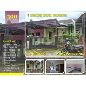 Jual Rumah Murah Sejuk LT80 LB50 2KT 1KM Dekat Kampus NGUDI WALUYO Ungaran - Semarang Jawa Tengah