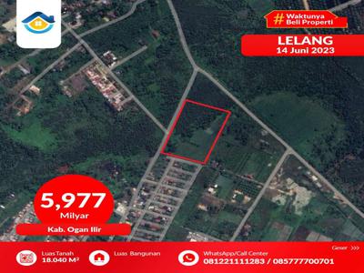 Dijual Tanah di Indralaya Utara, Ogan ILir.