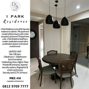 1 PARK RESIDENCE 138sqm, 3BR, DIRECT OWNER only 4M