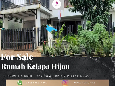 Dijual Rumah di Jakarta Utara, Kelapa Hijau 2 Lantai