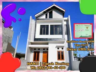 DIJUAL RUMAH GUMPANG KARTOSURO