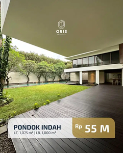 Dijual Rumah Mewah Karya Andrea Matin di Pondok Indah Jakarta