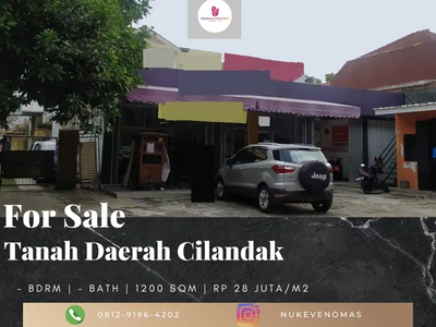 Dijual Tanah Daerah Cilandak, Jakarta Selatan SHM