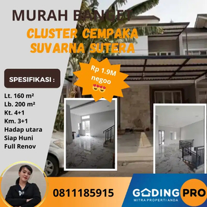Jual Cepat Rumah Full Renov Lt. 8x20 Suvarna Padi Cikupa Tangerang