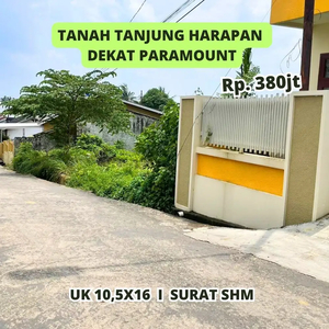 Jual Tanah Strategis Dekat Paramount School Kenten Tanjung Harapan