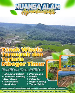 Kavling murah di agrowisata bogor rn