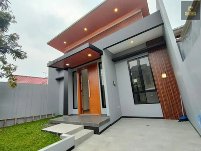 Rumah 1 Lantai Siap Huni Tanah Luas, Modern Minimalis di BSD City