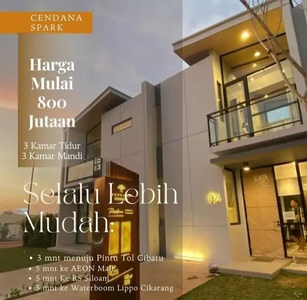 RUMAH 2 LANTAI 3 KAMAR 3 KAMAR MANDI LIPPO CIKARANG