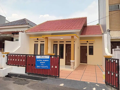 Rumah Baru LT 100 Di Jual Murah Dukuh Zamrud Mustikajaya Bekasi Timur