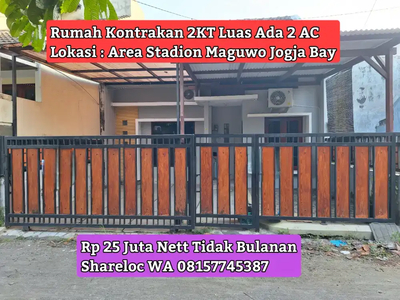 Rumah Cantik 2KT ada AC Bersih Luas Maguwo Jogja Bay