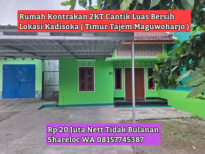 Rumah Cantik 2KT Tajem Maguwo Dekat Purwomartani 19Juta