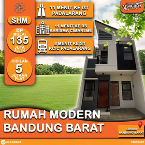 Rumah Dijual 600 Juta-an 2 Lantai 5 Menit ke SAMSAT Bandung Barat