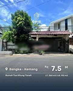 Rumah Tua Hitung Tanah Semifurnished Bangkakemang Jakartaselatan