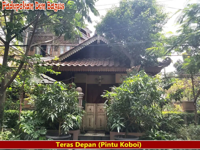 Rumah Unik JOGLO Antik KLASIK Spt ISTANA Zaman Old FURNISHED di Bekasi