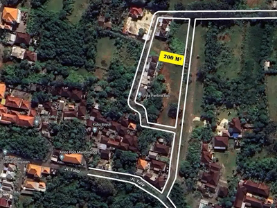 Tanah di masuka Ungasan 200m²