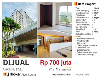 JUAL CEPAT APARTMENT SAVERIA - BSD