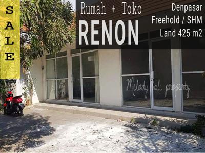 Rumah di renon, ruko renon, rumah di denpasar