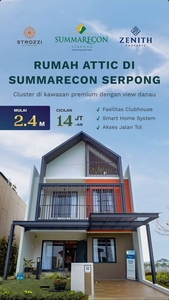 Cluster Strozzi by summarecon serpong the real attic n near urban lake