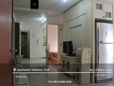 Dijual Apartement Sudirman Park High Floor 2BR+1 Furnished Tower B