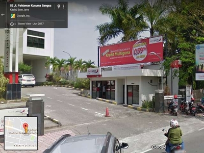 dijual area komersial kediri 2780 m2 Samping bank Jatim Kediri