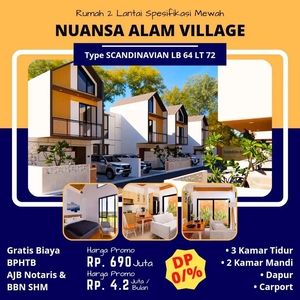 DIJUAL RUMAH 2 LANTAI HARGA TERJANGKAU