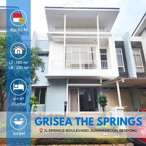 Dijual Rumah Grisea The Springs Summarecon Serpong