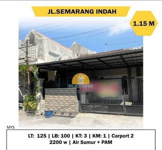Dijual Rumah Siap Pakai Semarang Barat