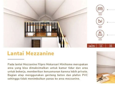 Dijual Rumah TERMURAH Design Eropa, Lantai Mezzanine | Hanya 288jt