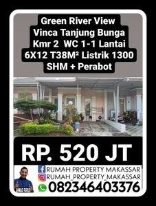 Green River View Vinca Tanjung Bunga 6X12 Kmr 2 wC 1 + Perabot