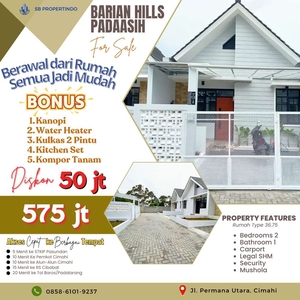 Hunian 500Jtan Backyard Luas Dkt Pusat Kota Cimahi Legalitas SHM