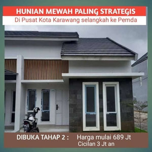 Hunian Baru Strategis di Pusat Kota Karawang Barat Selangkah ke Pemda