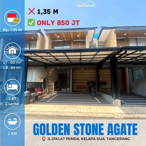 Jual Cepat Golden Stone Agate Legok Tangerang. BANTING HARGA !!