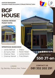 Perumahan Pusat Kota BGF House Perbon Tuban