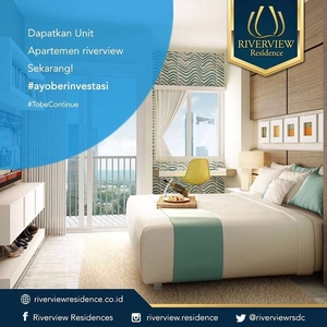 RIVERVIEW APARTMENT TANPA DP CICILAN 1 JTAN