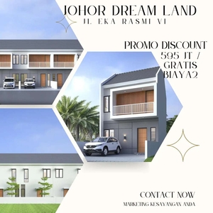 Rumah 2 Lantai Di Kawasan Johor