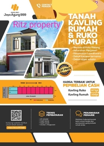 Rumah baru strategis dan murah di Cluster Joyoagung 999 Malang