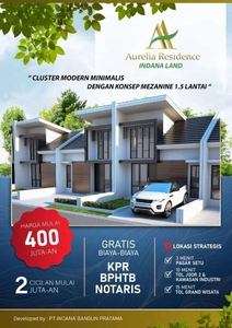 Rumah Elite Modern Minimalis AURELIA RESIDENCE2,Setu Kab.Bekasi